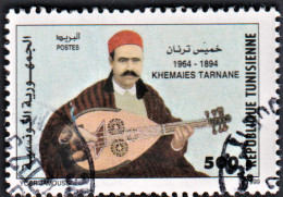 1999-Tunisie/Y&T 1382 Tunisiens Célébres- Ternane - Obli - Musique