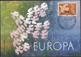 Pays Bas - Netherlands - Niederlande CM 1961 Y&T N°738 - Michel N°MK765 - 12c EUROPA - Maximum Cards