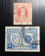 Argentine 1926 - 1928 The 100th Anniversary Of The Argentine Post & Of The Argentine-Brasilian Peace - Lot 2 Timbres - Gebruikt