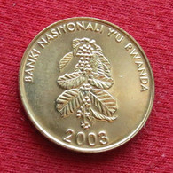 Rwanda 5 Franc 2003 Ruanda UNC ºº - Rwanda