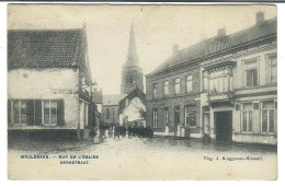 Meulebeke  Rue De L'Eglise  Kerkstraat   Edit J Bruggeman-Minnaert - Meulebeke