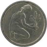 LaZooRo: Germany 50 Pfennig 1949 J XF Error Without Year - 50 Pfennig