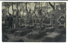 Mariakerke Oostende FOTOKAART Van Het Duits Kerkhof Tijdens De Eerste Wereldoorlog CIMETIERE SOLDATS ALLEMANDS - Oostende