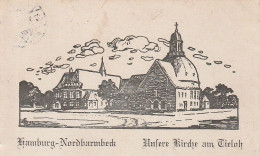 AK Hamburg - Nordbarmbek - Unsere Kirche Am Tieloh - 1916  (65020) - Noord