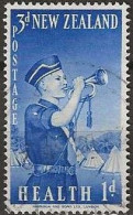 NEW ZEALAND 1958 Health Stamps - 3d.+1d - Boys' Brigade Bugler FU - Used Stamps