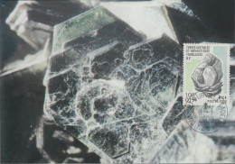 TAAF N° 278 MINERAUX SUR CARTE MAXIMUM - FDC