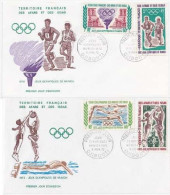 Afars Et Issas 1972 FDC Premier Jour Jeux Olympique De Munich (1) - Covers & Documents