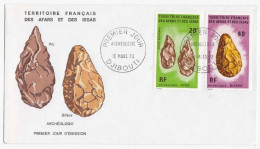 Afars Et Issas 1973 FDC Premier Jour Archéologie (1) - Storia Postale