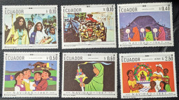 Ecuador, 1967, Mi 1392-1397, Christmas Traditions, Orchestra, Singing Children, Guitar, 6v, MNH - Musique