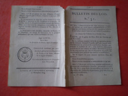 1814: Règlement De La Profession De Boulanger à St Germain En Laye, Le Mans, Aix En Provence.. - Decreti & Leggi