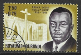 Burundi 1963. Scott #B3 (U) Prince Louis Rwagasore And Memorial Monument - Usados