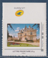 Château Pape Clément Pessac 10ème Salon Philatélique TVP LP 20g Le Château Le Jour Avec Bord De Feuille Logo La Poste - Neufs