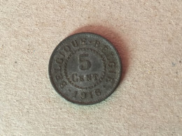 Belgique 5 Centimes 1916 - 5 Cent