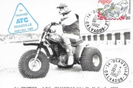 DEAUVILLE ( 14 ) - 1er Trophée A.T.C. , 30et 31 Octobre 1982 - Moto Sport