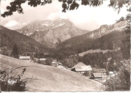 BELLEVAUX (74) Vue Générale - La Chêvrerie (Alt. 1110 M) Et Le Roc D'Enfer (Alt. 2240 M) En 1964  CPSM  GF - Bellevaux