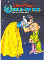 DISNEY - World On Ice - Blanche Neige - Carte Postale Ancienne - Autres & Non Classés