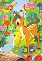 DISNEY - BAMBI Et PAMPAM - Carte Postale Ancienne - Other & Unclassified