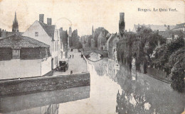 BELGIQUE - Bruges - Le Quai Vert - Carte Postale Ancienne - Brugge