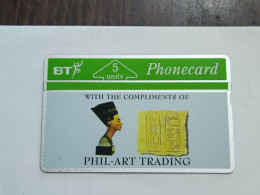 United Kingdom-(BTP054)-PHIL-ART TRADING-(66)(5units)-(132H15546)(tirage-500)(price Cataloge-10.00£-mint) - BT Private Issues