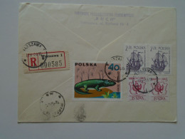 D196940  POLAND Polska  Registered   FDC  1966   - WWII   9 V. 1945 - Lettres & Documents