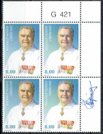 Greenland 2009. 75 Anniv. Prince Henrik. Michel 534 Plate Block MNH. Signed. - Blocs