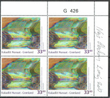 Greenland 2009. Modern Art. Michel  539 Plate Block MNH. Signed. - Blocks & Sheetlets