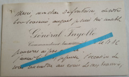 1914 1918 Autographes Général Maréchal Fayolle Au Général Desfontaines Italie Bataille Marne Poilus W1 14-18 Photo - 1914-18