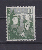 ALLEMAGNE FEDERALE 1952 TIMBRE N°39 OBLITERE OEUVRES POUR LA JEUNESSE - Gebraucht