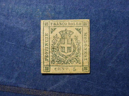 MODENA - GOVERNO PROVVISORIO 1859 CENT. 5 S.G.(F002) - Modena