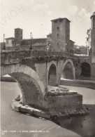 CARTOLINA  ROMA,LAZIO-PONTE FABRICIO (192 A.C)-STORIA,MEMORIA,CULTURA,RELIGIONE,IMPERO ROMANO,BELLA ITALIA,NON VIAGGIATA - Pontes