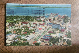 Pensacola - Aerialview Of Business District And Bay - Pensacola