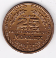 94 Val De Marne. 25 Francs CAFE MOKALUX . Vincennes,  Torréfacteur - Café - Arc De Triomphe , En Plastique  - Notgeld