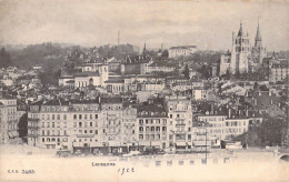 SUISSE - VAUD - LAUSANNE - Panorama - Carte Postale Ancienne - Lausanne