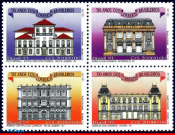 Ref. BR-2416 BRAZIL 1993 - BRAZILIAN POST, 330THANNIV., MI# 2538-41, SET MNH, ARCHITECTURE 4V Sc# 2416 - Unused Stamps