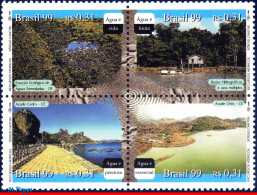 Ref. BR-2724 BRAZIL 1999 - WATER RESOURCES,MI# 2972-75, SET MNH, NATURE 4V Sc# 2724 - Autres & Non Classés