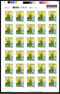 Ref. BR-2877D-FO BRAZIL 2005 - MUSICAL INSTRUMENTS,TRUMPET, 2002 MODEL SC# 2871, SHEET MNH, MUSIC 30V Sc# 2877D - Neufs