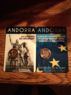 Pareja ANDORRA 2€ Conmemorativa 2022 BU - Andorre