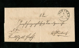 "THURN UND TAXIS" 1858, Brief K2 "STOCKSTADT" (18692) - Lettres & Documents