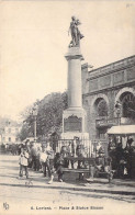 FRANCE - 56 - LORIENT - Place & Statue Bisson - Carte Postale Ancienne - Lorient