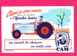 BUVARD & Blotting Paper : CREDIT AGRICOLE Agriculture Tracteur - Bank En Verzekering