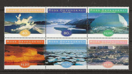 1998  MNH Ross Dependency Mi 54-59 Block Of 6 Postfris** - Unused Stamps