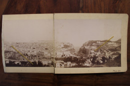 Photo 18/9 Panorama Constantine France Algérie Tirage Albuminé Albumen Print Vintage - Antiche (ante 1900)