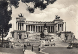 CARTOLINA  ROMA,LAZIO-ALTARE DELLA PATRIA-STORIA,MEMORIA,CULTURA,RELIGIONE,IMPERO ROMANO,BELLA ITALIA,VIAGGIATA 1960 - Altare Della Patria