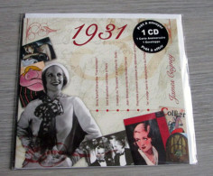Hits De 1931 CD + Carte D'anniversaire Et  Enveloppe - Otros - Canción Inglesa