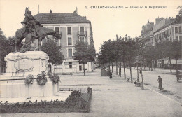 FRANCE - 71 - CHALON SUR SAONE - Place De La République - Carte Postale Ancienne - Chalon Sur Saone