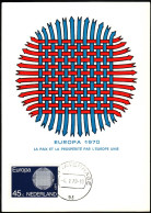 Pays Bas - Netherlands - Niederlande CM 1970 Y&T N°915 - Michel N°MK943 - 45c EUROPA - Maximumkarten (MC)