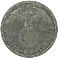 LaZooRo: Germany 2 Mark 1939 F XF / UNC - Silver - 2 Reichsmark