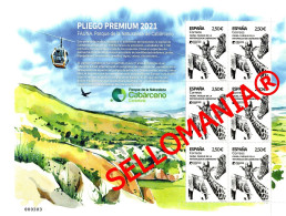 2021 FAUNA CABARCENO PENAGOS CANTABRIA 5493 ** MNH PLIEGO PREMIUM 107 TC24055 - Blocs & Hojas