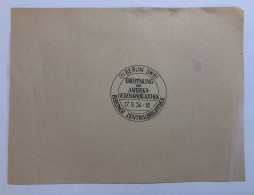 GERMANY , Fragment With Special Postmark « ERÖFFNUNG DER AMERIKA - GEDENBIBLIOTHEK », 1954 - Gebraucht