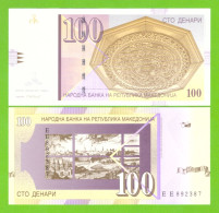 MACEDONIA 100 DENARI 2007 P-16g UNC - Macédoine Du Nord